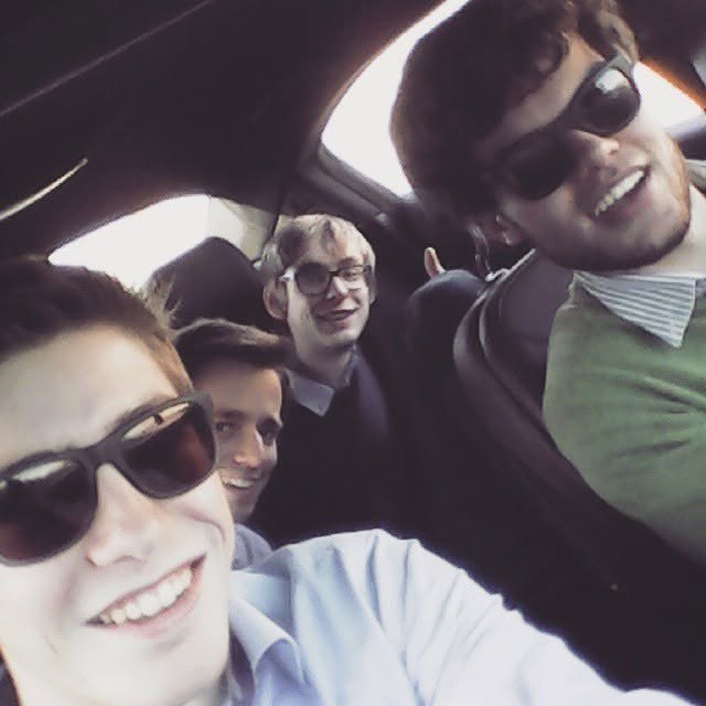 The AutoJunior friends together in a car